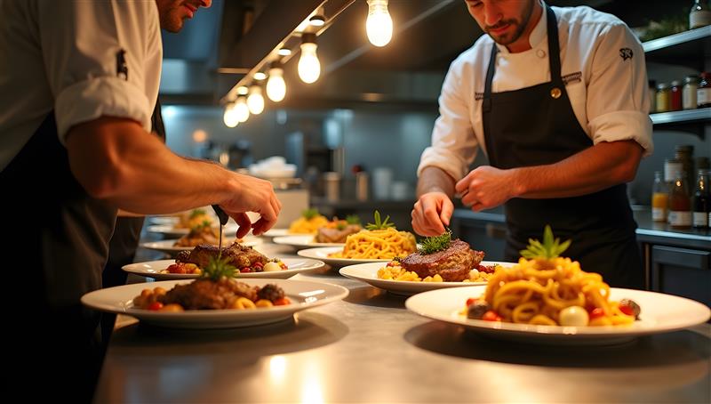 Chef collaboration tasting menu at Celera