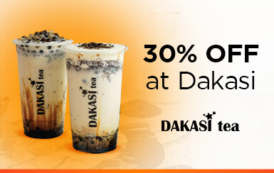 UnionBank dining credit card promo: Enjoy 30% OFF at Dakasi with your UnionBank Credit Card!