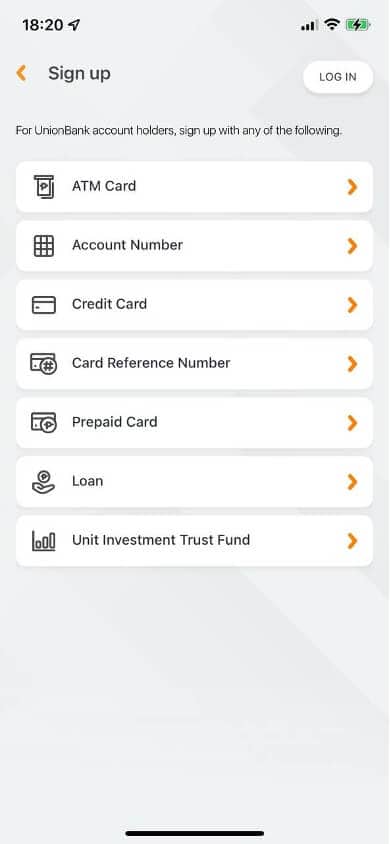 How do I create a new profile using UnionBank Savings, Checking, ATM