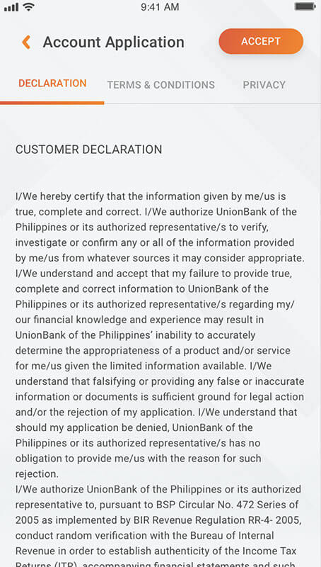 UnionBank Online Open An Account UnionBank